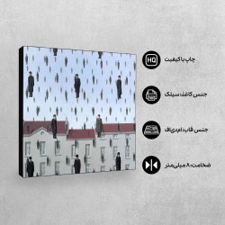 تابلو شاسی طرح گلکوندا از ماگریت
