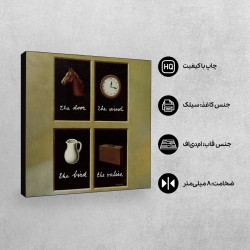 تابلو شاسی طرح کلید رویاها از ماگریت