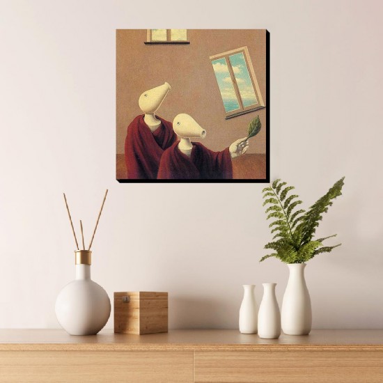 تابلو شاسی طرح برخورد طبیعی از ماگریت