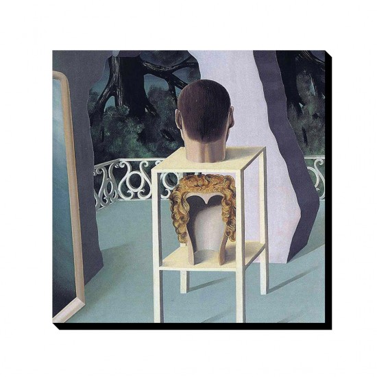 تابلو شاسی طرح ازدواج نیمه شب از ماگریت