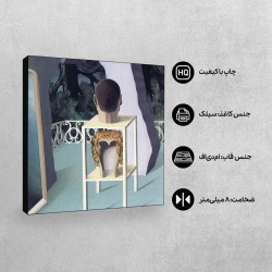 تابلو شاسی طرح ازدواج نیمه شب از ماگریت