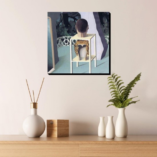 تابلو شاسی طرح ازدواج نیمه شب از ماگریت