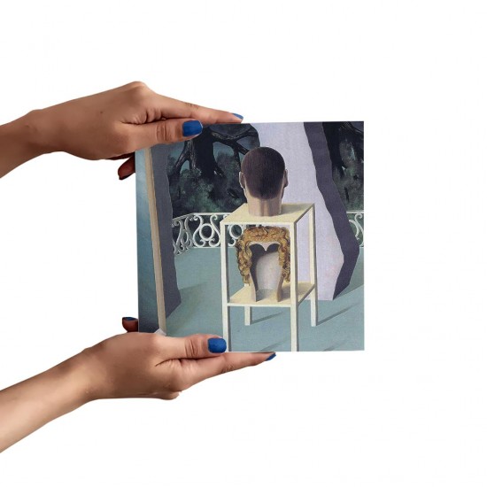 تابلو شاسی طرح ازدواج نیمه شب از ماگریت