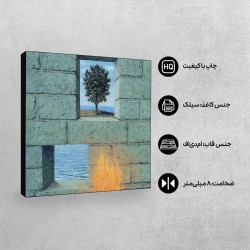 تابلو شاسی طرح رضایت ذهنی از ماگریت