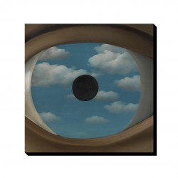 تابلو شاسی طرح آینه کاذب از ماگریت