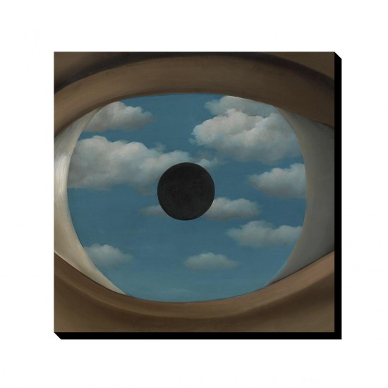 تابلو شاسی طرح آینه کاذب از ماگریت