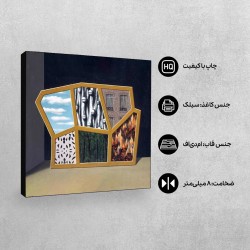 تابلو شاسی طرح نقاب خالی از ماگریت
