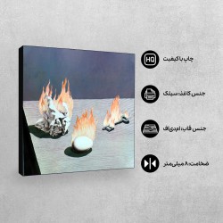 تابلو شاسی طرح نردبان آتش از ماگریت