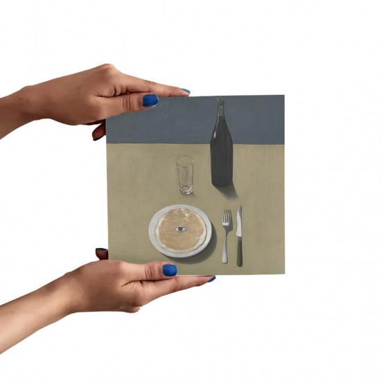 تابلو شاسی طرح تصویر از ماگریت