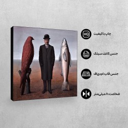 تابلو شاسی طرح حضور ذهن از ماگریت