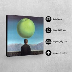 تابلو شاسی طرح کارت پستال از ماگریت