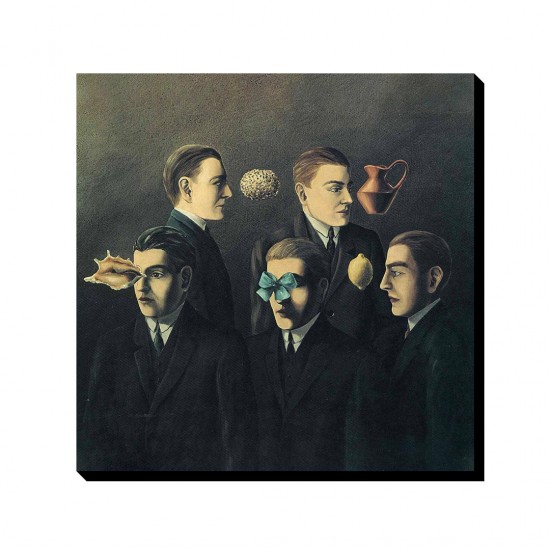 تابلو شاسی طرح اشیا آشنا از ماگریت