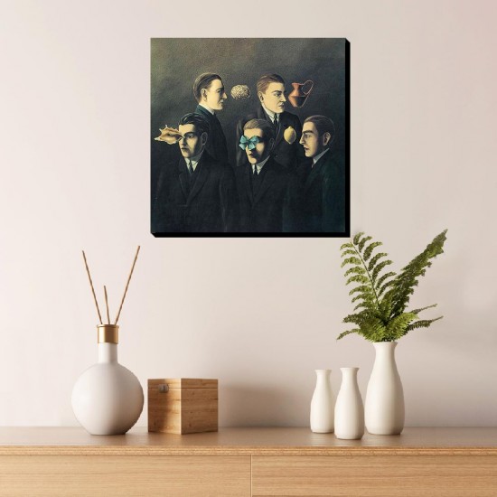 تابلو شاسی طرح اشیا آشنا از ماگریت