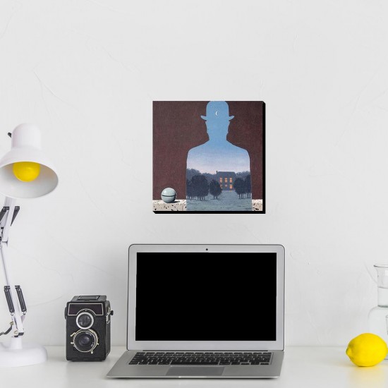 تابلو شاسی طرح اهدا کننده خوشحال از ماگریت