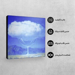 تابلو شاسی طرح رشته های قلب از ماگریت