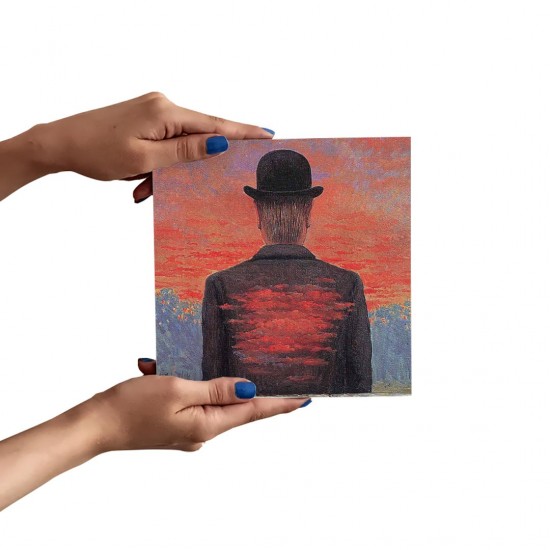 تابلو شاسی طرح جبران شاعر از ماگریت