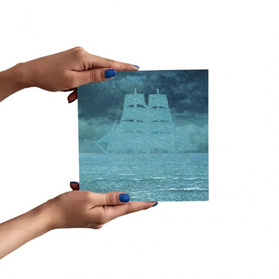 تابلو شاسی طرح اغواگر از ماگریت