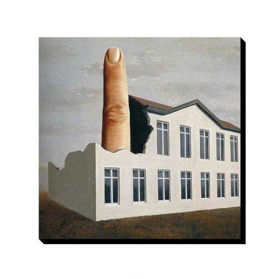 تابلو شاسی طرح آشکارشدن زمان حال از ماگریت