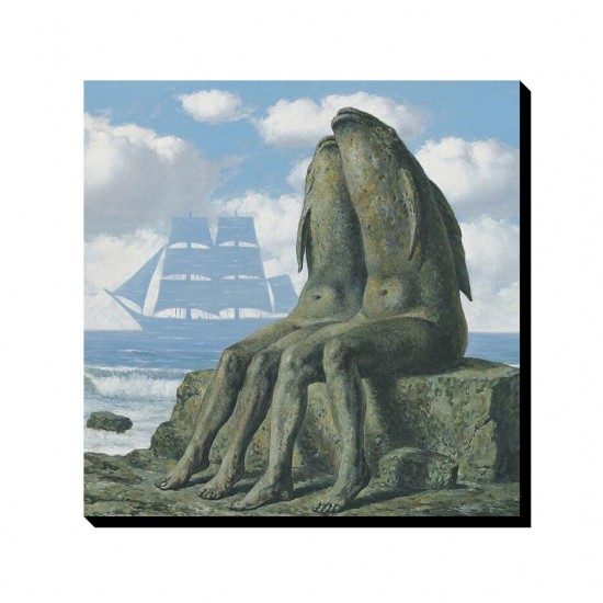 تابلو شاسی طرح آهنگ عشق از ماگریت