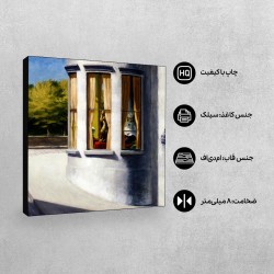 تابلو شاسی طرح آگوست در شهر از هاپر