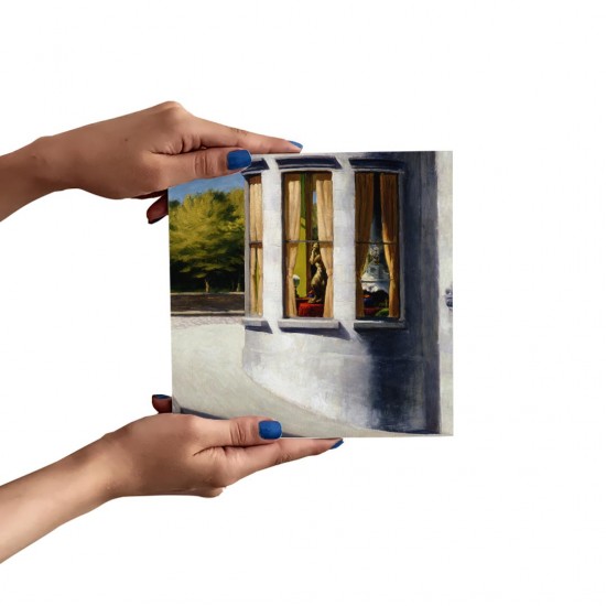 تابلو شاسی طرح آگوست در شهر از هاپر