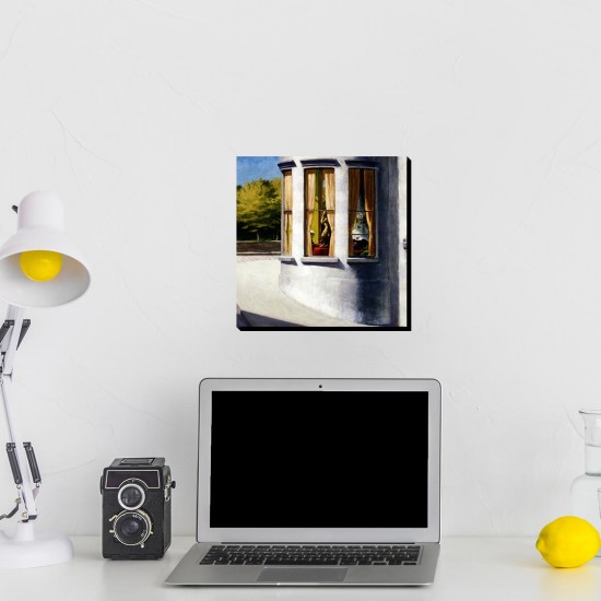 تابلو شاسی طرح آگوست در شهر از هاپر