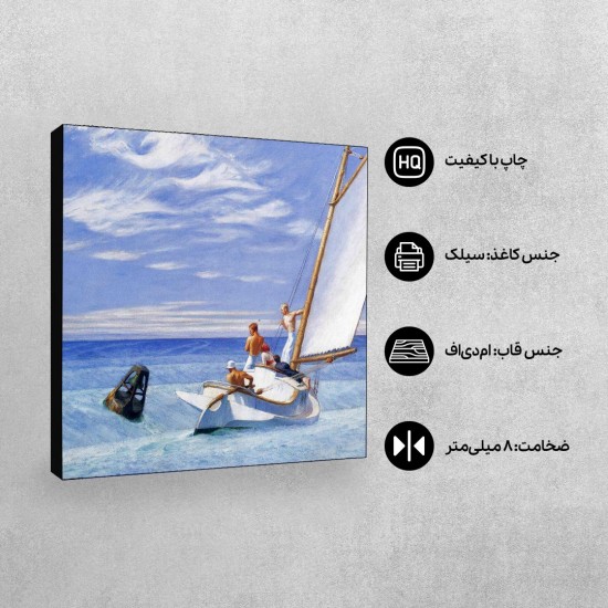 تابلو شاسی طرح امواج از هاپر