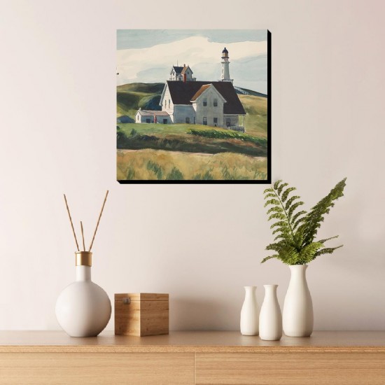 تابلو شاسی طرح تپه و خانه ها از هاپر