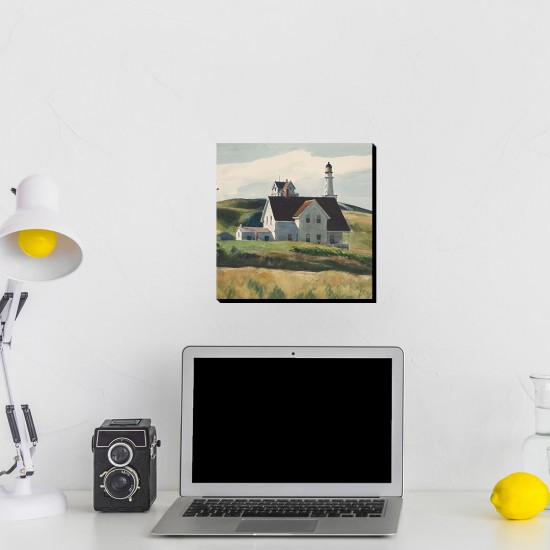 تابلو شاسی طرح تپه و خانه ها از هاپر