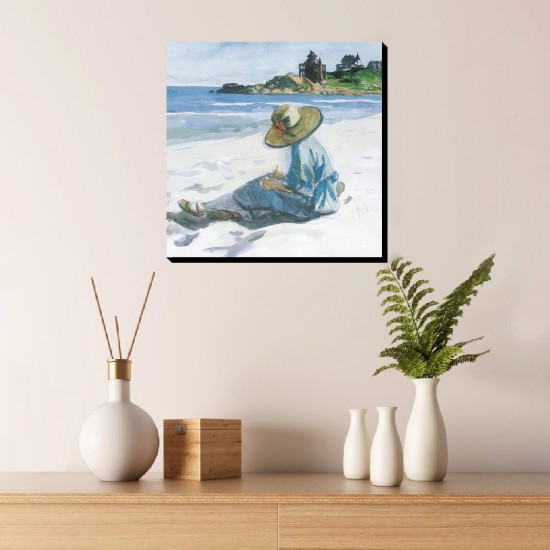 تابلو شاسی طرح جو در حال طراحی در ساحل بندر خوب از هاپر