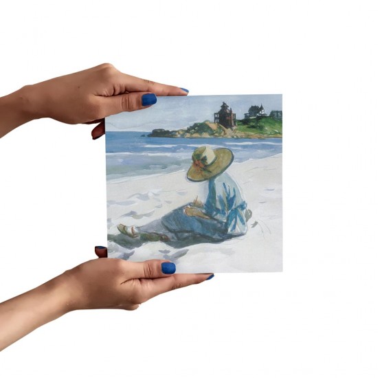 تابلو شاسی طرح جو در حال طراحی در ساحل بندر خوب از هاپر