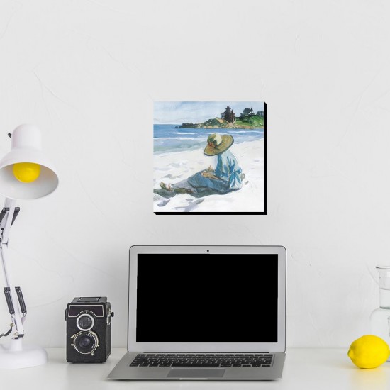 تابلو شاسی طرح جو در حال طراحی در ساحل بندر خوب از هاپر