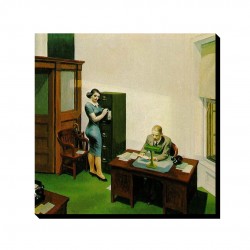 تابلو شاسی طرح اداره در شب از هاپر