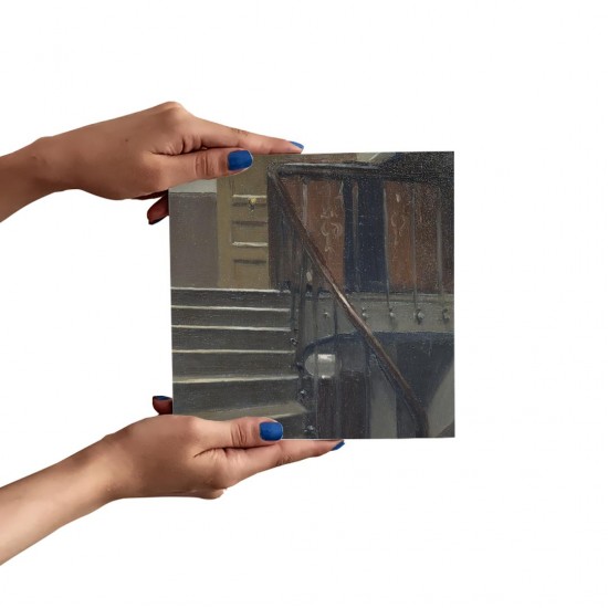 تابلو شاسی طرح راه پله در خیابان د لیل 48 از هاپر