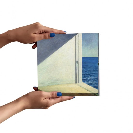 تابلو شاسی طرح اتاق کنار دریا از هاپر