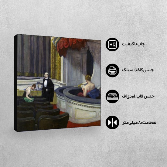 تابلو شاسی طرح دونفر در راهرو از هاپر