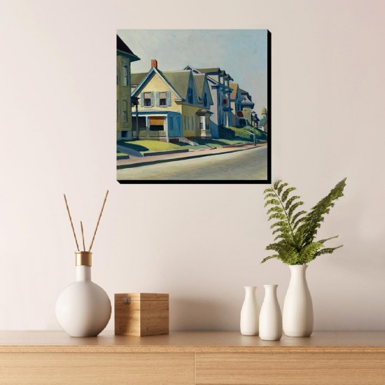 تابلو شاسی طرح خورشید در خیابان پرسپکت از هاپر