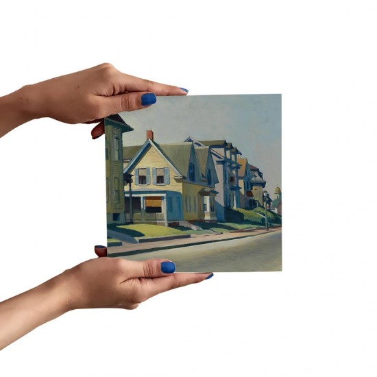 تابلو شاسی طرح خورشید در خیابان پرسپکت از هاپر