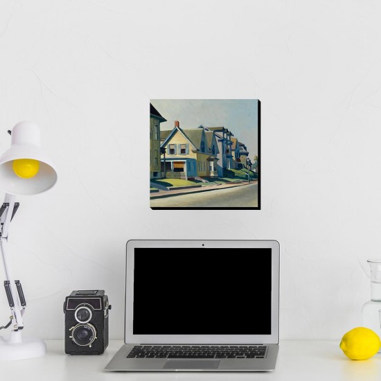 تابلو شاسی طرح خورشید در خیابان پرسپکت از هاپر