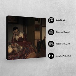 تابلو شاسی طرح مستخدم خوابیده از ورمر