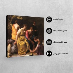 تابلو شاسی طرح دیانا و حوری هایش از ورمر
