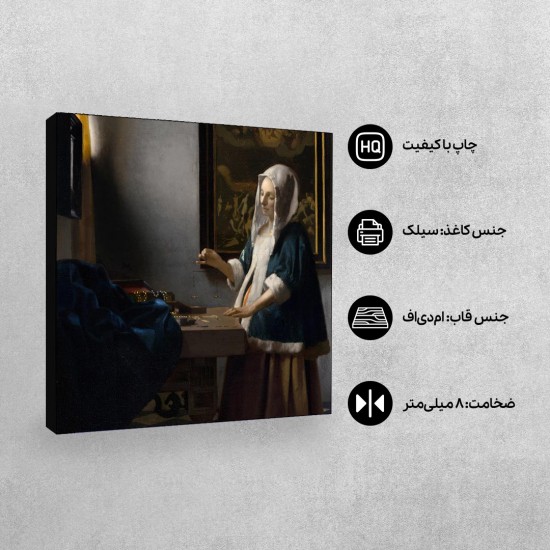 تابلو شاسی طرح زنی در حال حفظ تعادل از ورمر