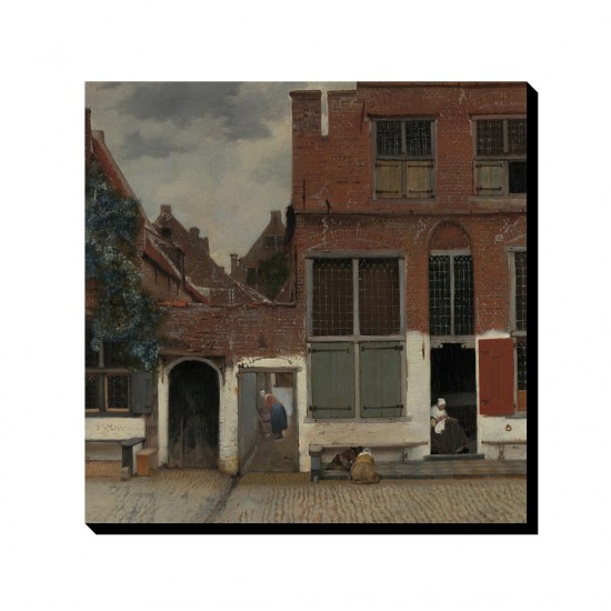 تابلو شاسی طرح خیابان کوچک از ورمر