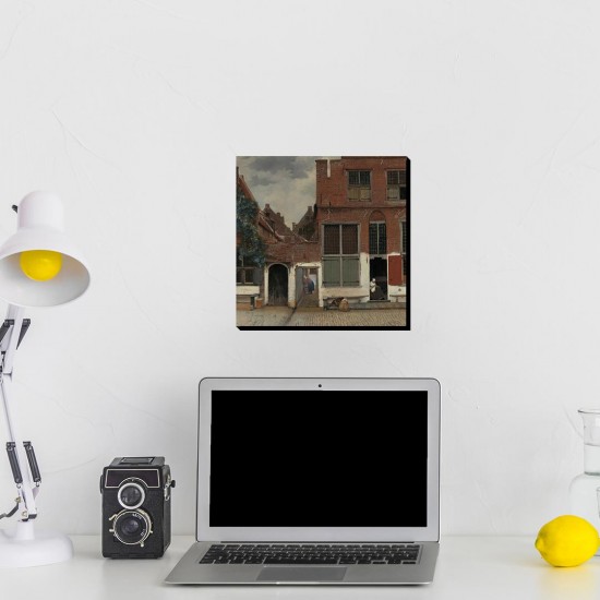 تابلو شاسی طرح خیابان کوچک از ورمر