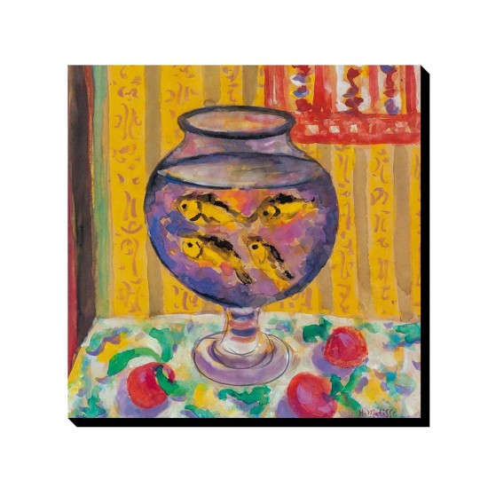 تابلو شاسی طرح تنگ ماهی قرمز از ماتیس