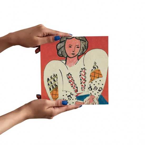 تابلو شاسی طرح بلوز رومانیایی از ماتیس