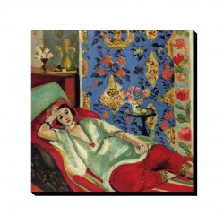 تابلو شاسی طرح اودالیسک در شلوار قرمز از ماتیس