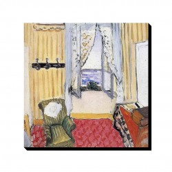 تابلو شاسی طرح اتاق من در ساحل زیبا از ماتیس