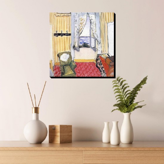 تابلو شاسی طرح اتاق من در ساحل زیبا از ماتیس