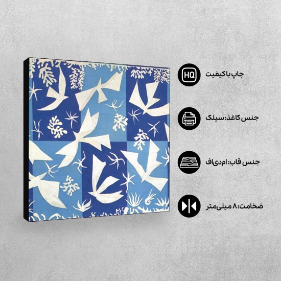 تابلو شاسی طرح پلینزی، آسمان از ماتیس